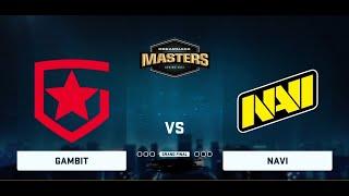 [RU] NAVI vs Gambit (3-0) BO5 | Grand Final DreamHack Masters Spring 2021