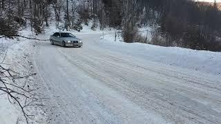 BMW e36 snow drift