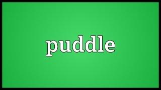 Puddle Meaning