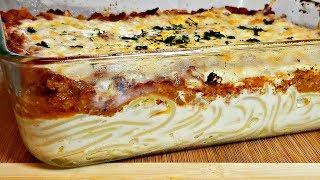 Cheesy BAKED SPAGHETTI Recipe | Millionare Spaghetti is the best of both worlds!