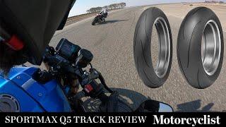 Dunlop Sportmax Q5 Motorcycle Tire Review From the Track