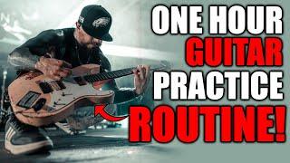 ONE HOUR GUITAR PRACTICE ROUTINE FOR INTERMEDIATE PLAYERS