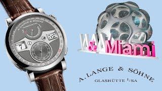 A Lange & Sohne Zeitwerk Date, Saxonia Thin Copper Blue, Richard Lange At Watches And Wonders Miami