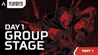 ALGS Year 4 Split 2 Playoffs | Day 1 Group Stage Part One | Apex Legends