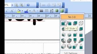 Microsoft Office Publisher 2003 Add or remove a 3D effect from a shape
