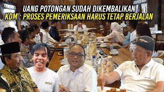UANG POTONGAN SUDAH DIKEMBALIKAN | KDM : PROSES PEMERIKSAAN HARUS TETAP BERJALAN