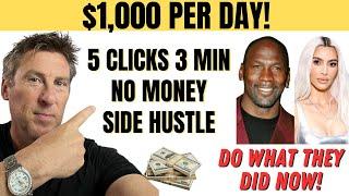 $25,000 Month BEST SIDE HUSTLE 2024!  Start 5 clicks NO MONEY without loan or grant