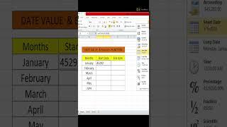 How to Used Date & Eomonth Formula in ms Excel  | Design By Minhaj |