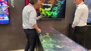 InfoComm 2024: DISPLAX Demonstrates Ultra Large Multitouch Display With Interactive Scape