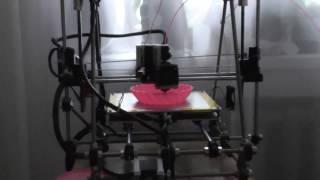 Мой 3D принтер в работе