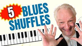 5 Essential Blues Shuffle Grooves From Easy to Pro