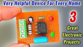 3 helpful Electronic projects for beginners