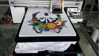 GNFEI A2 DTG Printer T-shirt Printer Support All Color Tshirts