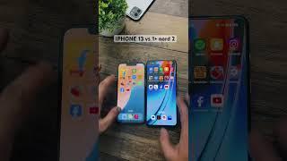 Iphone 13 vs Oneplus nord 2 //speed test comparison 2024 #iphone #oneplus #speedtest #vs