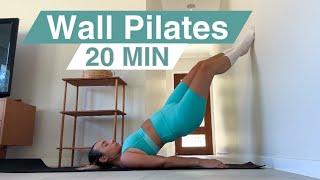 WALL PILATES BEGINNER WORKOUT | 28 Day Wall Pilates Challenge / Day 5 & 8