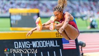 Tara Davis-Woodhall skies to first World Championship medal with long jump silver | NBC Sports