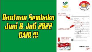 BPNT CAIR!!! Berikut jadwal penyaluran Bantuan Sembako bulan Juni dan Juli 2022