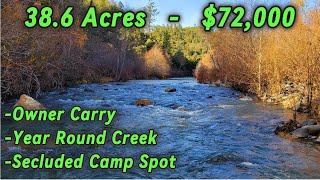 Acreage For Sale In California - Year Round Water, Owner Carry Land