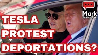 Damage a Tesla, Lose Your Right to Stay in America? Trump’s New Billionaire Support Plan 3/24/25
