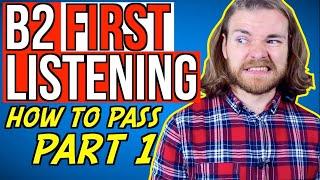 How to PASS B2 First LISTENING Part 1 - B2 First (FCE) Listening Exam