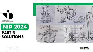 NID 2024 Part B Solutions | NID Question Paper solved 2024 | NID 2025 Preparation | Drawing Solution