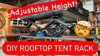 DIY adjustable height bed rack for your overland RTT