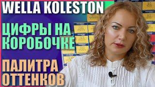 КОЛОРИСТИКА ВОЛОС. ПАЛИТРА ЦВЕТОВ КРАСКИ ДЛЯ ВОЛОС WELLA KOLESTON PERFECT/ВЕЛЛА КОЛЕСТОН