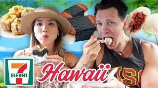  Hawaii 7-ELEVEN (exclusive items) Taste Test! | YB vs. FOOD