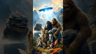Area 51 Lake Retreat #aianimation #aiartcommunity #bigfoot #monsters #aliens #paranormal #fairies