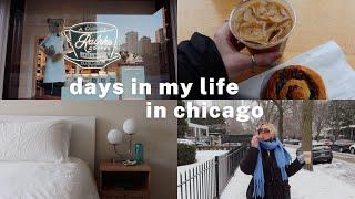 DAY IN MY LIFE | chicago winter, being productive, making friends in your 20's & shopping