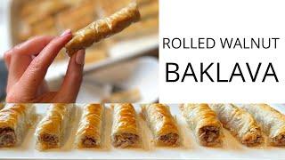 How to Make Perfect Rolled Walnut Baklava