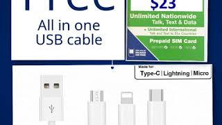 Buy Lycamobile Sim Card-Get Free USB Cable