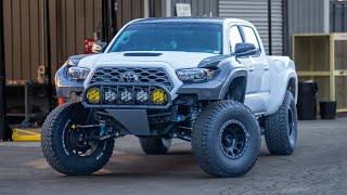 Dirt King Long Travel 3rd Gen Toyota Tacoma Build Walk Around