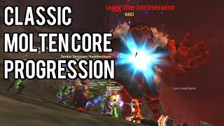 Classic WoW Molten Core Progression