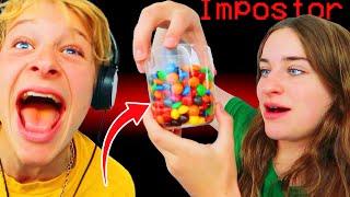 GUESSING SKITTLES TO WIN IN AMONG US Gaming w/ The Norris Nuts