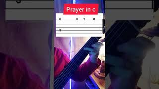prayer in c guitar tutorial #shorts