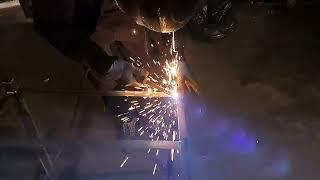 Welding in Slow motion. MAGNUM MIG/MAG.