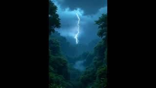 Epic 3D Rainstorm in a Mystical Forest | Cinematic Nature Scene