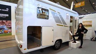 Partially integrated entry-level motorhomes 2023: Mooveo TEI 72EB. Full GRP. French design.