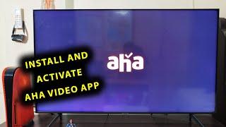 How To Install & Activate (Sign In) Aha Video App On Smart TV!