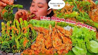 KEPEDASAN BANGET ,RICA BEBEK DAUN PEPAYA 