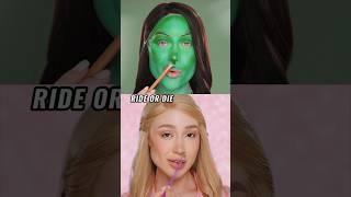 МАКИЯЖ ЗЛОЙ vs ДОБРОЙ ВЕДЬМЫ | WHICKED MAKEUP TREND ‍️