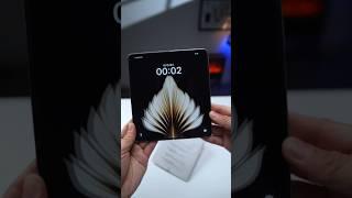 OPPO Find N5 immersive unboxing, I guess you haven't used such a thin folding screen! #oppofindn5