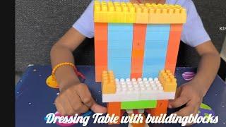 Satisfying DIY blocks Dressing table|Buildingblocks Dressing table|Blocktoys|Blocks Dressing table