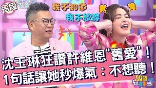 沈玉琳狂讚許維恩「舊愛」！1句話讓她秒爆氣：我不想聽！沈玉琳 許維恩︱Part1/4 EP0920231204︱哈囉 你有事嗎