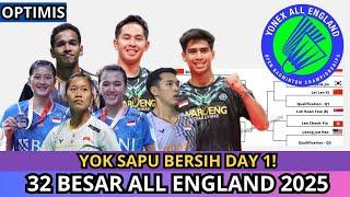 DAY 1! JADWAL 32 BESAR ALL ENGLAND 2025 HARI INI #allengland2025