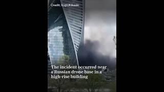 Moscow hit by triple explosions near drone brigade office