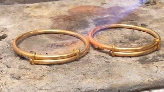 How to make resizable kid's bangle from pure gold