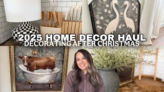 2025 NEUTRAL HOME DECOR HAUL / NEW HOBBY LOBBY SPRING DECOR / DECORATING AFTER CHRISTMAS