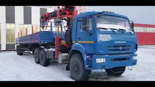 Седельный тягач КАМАЗ 43118 (САЙГАК) с КМУ KANGLIM 2056